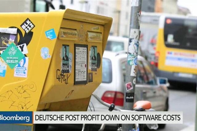 Resultados dos correios alemães Deutsche Post afundam 71%