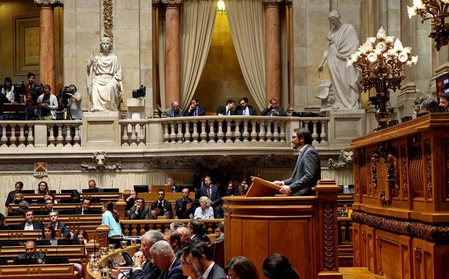 João Oliveira do PCP afirma que o resultado eleitoral é a confirmação de que este era há muito 'um governo derrotado, sem legitimidade', que se agarrou à maioria parlamentar, contando com a 'conivência do Presidente da República'.