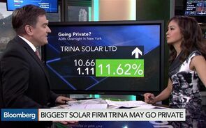 Biggest Solar Firm Trina May Go Private