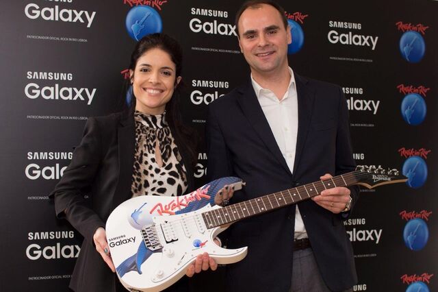 Samsung sobe ao palco do Rock in Rio