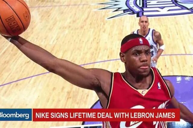 LeBron assina com a Nike contrato de patrocínio vitalício