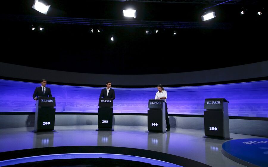 Pedro Sánchez Albert Rivera Pablo Iglesias