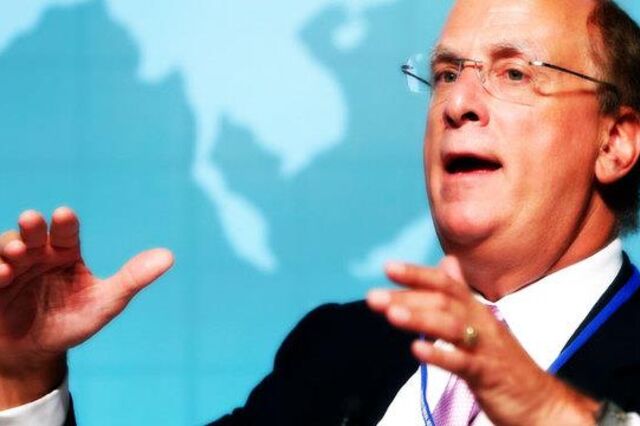 CEO da BlackRock diz aos empresários que há mais vida além dos lucros