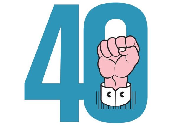 40 horas de trabalho, já