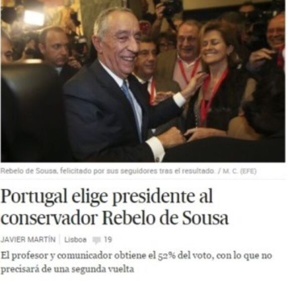 Marcelo Rebelo Sousa vitória