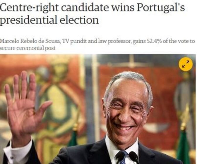 Marcelo Rebelo Sousa vitória