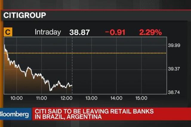 Citigroup planeia abandonar banca de retalho no Brasil e Argentina