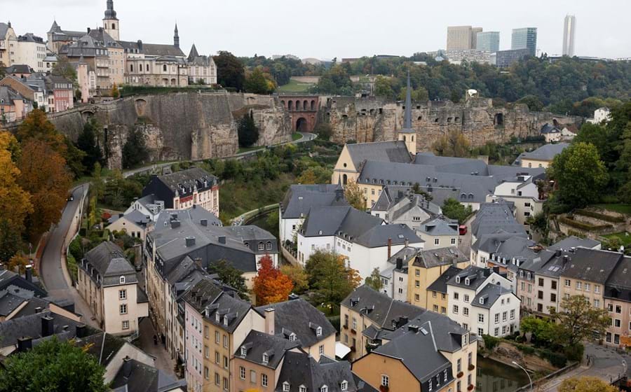 Cidade do Luxemburgo, no Luxemburgo, ocupa o 19º lugar.