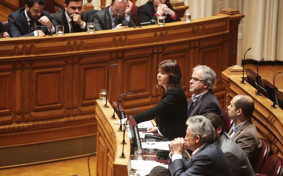 Catarina Martins Bloco Parlamento Debate