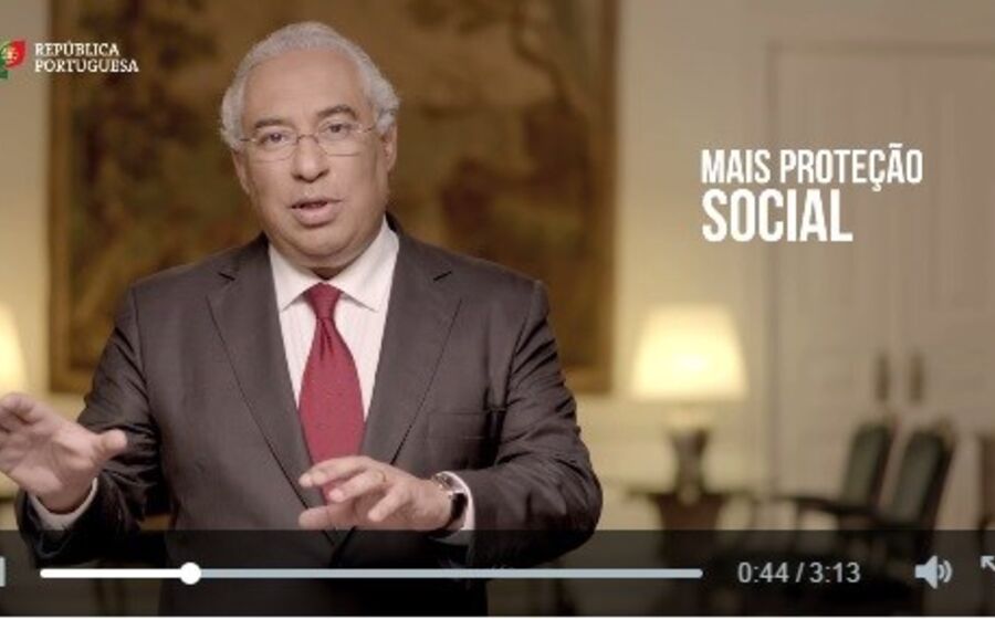 antónio costa vídeo orçamento