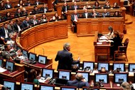 O programa de Governo foi debatido no Parlamento a 2 e 3 de Dezembro e mereceu o apoio de PS, PCP, Bloco e Verdes, que chumbaram a moção de rejeição apresentada pelo PSD e CDS. PAN absteve-se. 