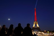 Torre Eiffel em Paris.