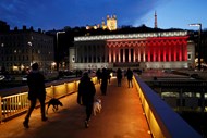 Palácio da Justiça em Lyon, França.