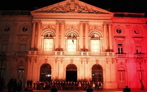 Fotogaleria: Edifícios iluminam-se com cores da Bélgica 