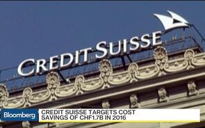 BLOOMBERG TV - Credit Suisse to Cut 2000 Additional Jobs in 2016