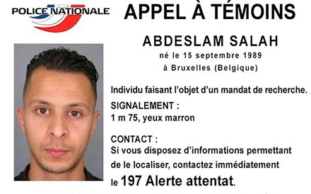 Salah Abdeslam foi detido nos arredores de Bruxelas.