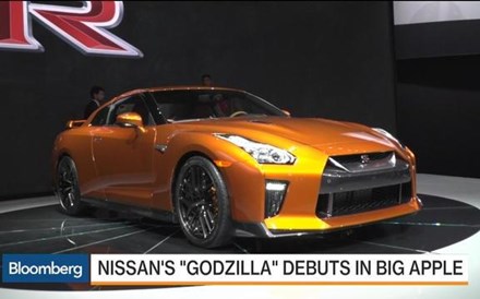 O regresso do Godzilla da Nissan em Nova Iorque