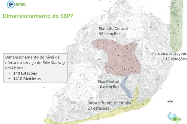 Rede de bicicletas de Lisboa completamente operacional em Setembro