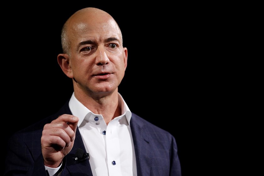 5º -  Jeff Bezos, Amazon.com, EUA. Fortuna de 45,2 mil milhões de dólares