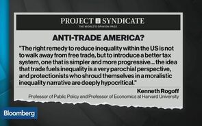 Rogoff: Inequality Is Fault of Tax, Not Trade