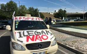 táxis manifestação