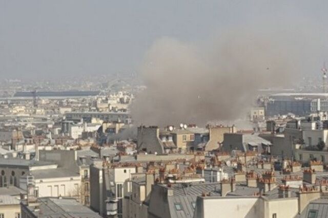 Explosão de gás destrói prédio no centro de Paris