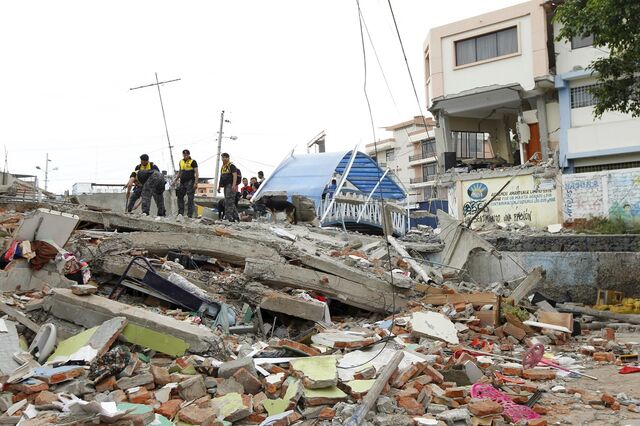Sismo no Equador custará entre 1.750 e 2.600 milhões de euros