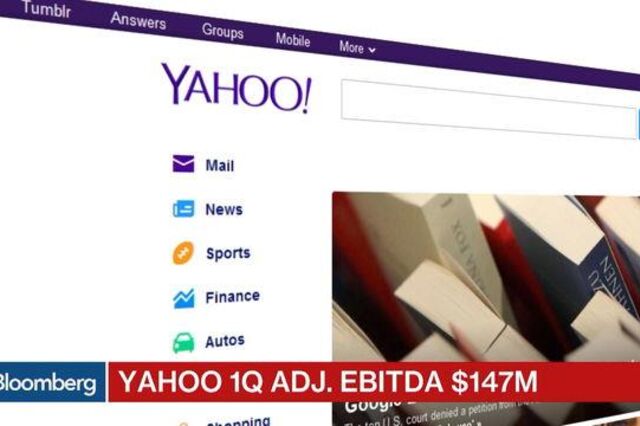Receitas da Yahoo superam estimativas no primeiro trimestre