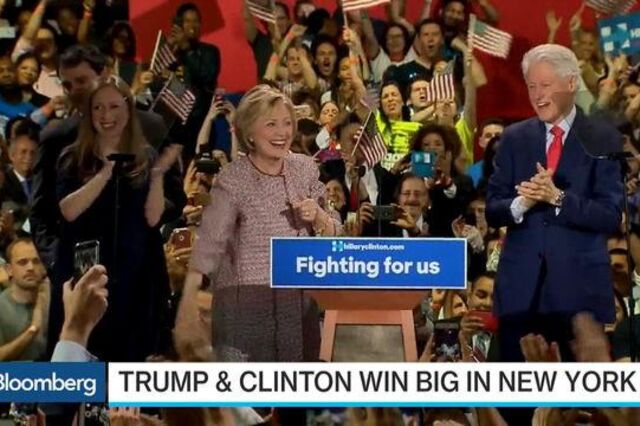 Nova Iorque confirma inevitabilidade de Clinton e Trump