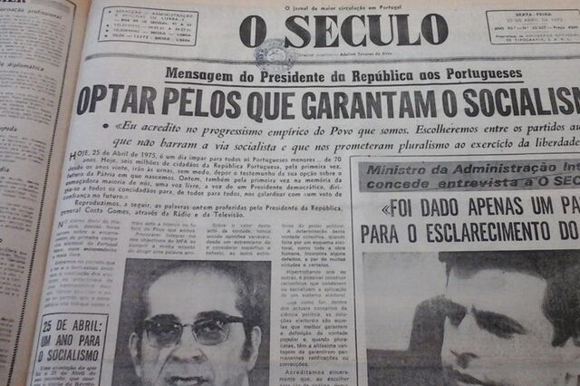 O que os jornais diziam uma semana antes das eleições de 25 de Abril de 1975