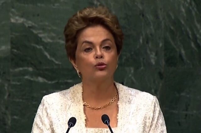 Dilma denuncia na ONU 'grave momento' vivido pelo Brasil