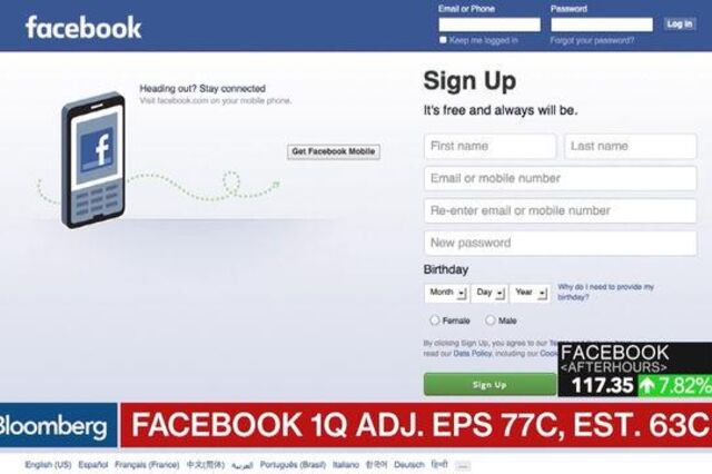 Vendas e lucros do Facebook superam previsões