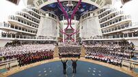 harmony of the seas royal caribbean cruzeiro barco navio