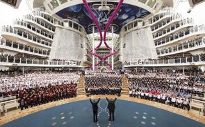 harmony of the seas royal caribbean cruzeiro barco navio