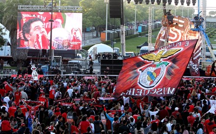 Fotogaleria: A festa dos benfiquistas após o tricampeonato