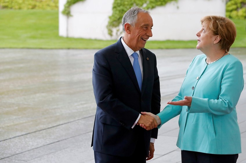 'Não vi preocupação, mas sim compreensão', disse Marcelo após o encontro com Merkel