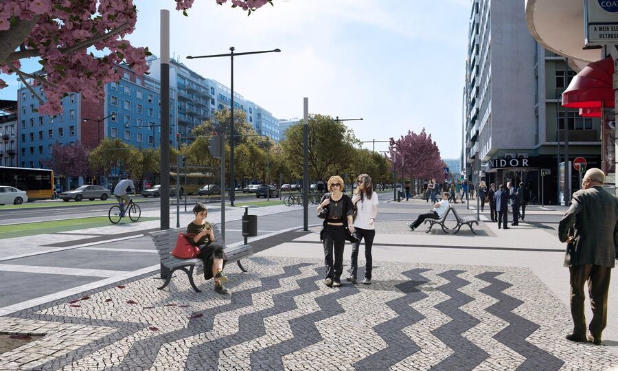 obras eixo central lisboa