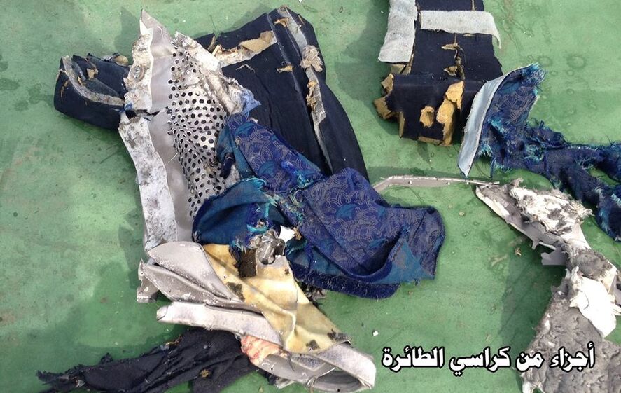 egyptair avião destroços
