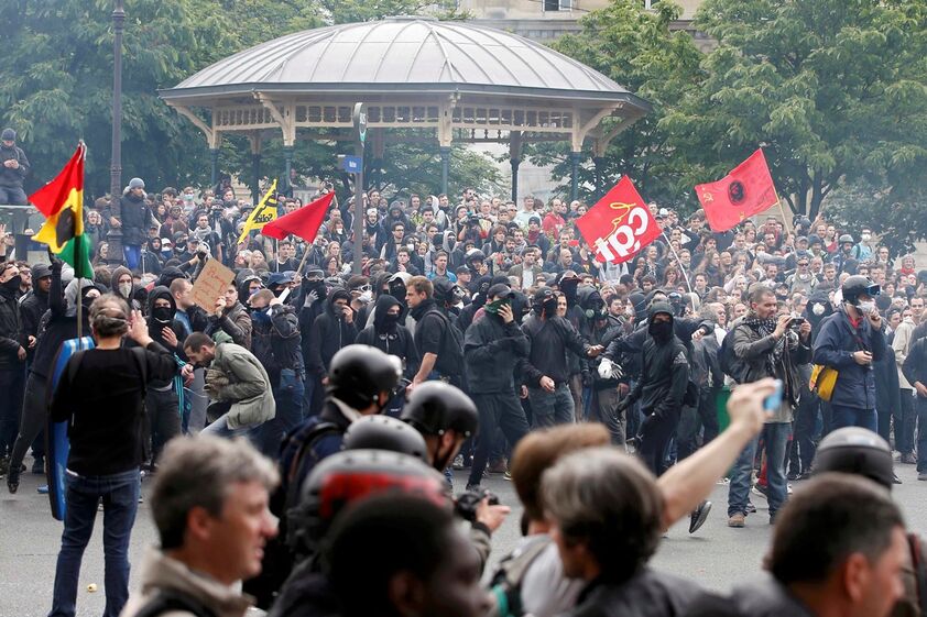 França Protestos Reforma Laboral