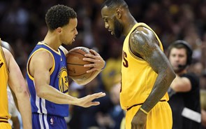 Stephen Curry e LeBron James: eles são um espectáculo 