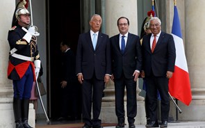 Marcelo destaca visita de Hollande a Portugal e diz que há convergência sobre sanções