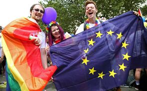 Referendo na manifestação LGBT em Londres