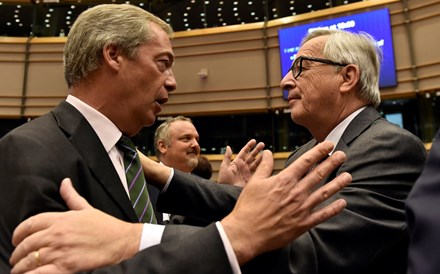 Juncker quis saber o que faz ainda o Ukip em Bruxelas. “Agora já não riem', respondeu Farage