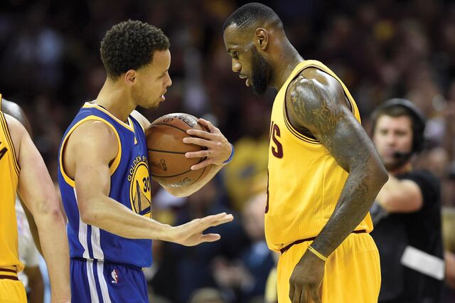 Stephen Curry e LeBron James: eles são um espectáculo 