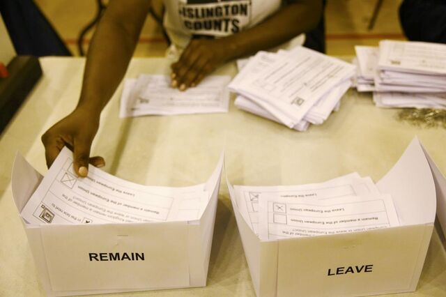 A vitória do Brexit em imagens