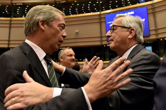 Juncker quis saber o que faz ainda o Ukip em Bruxelas. “Agora já não riem', respondeu Farage