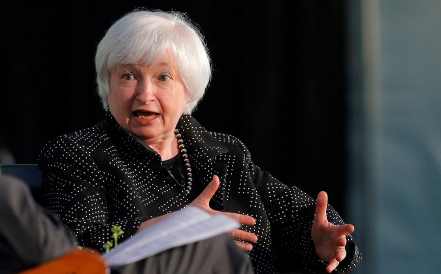 14º Janet Yellen, 345 notícias - A presidente da Fed foi uma das protagonistas do ano nos mercados, devido à expectativa de subida de juros que só acabou por concretizar em Dezembro.