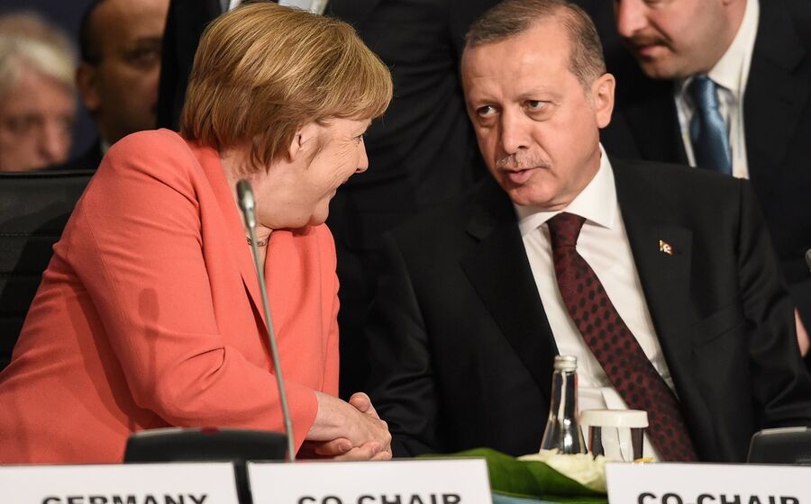 Angela Merkel Recep Tayyip Erdogan