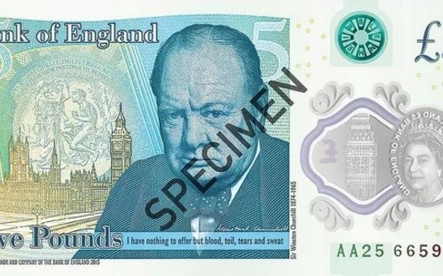 nota churchill nova libra