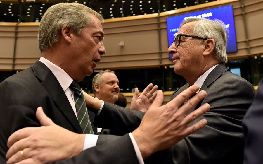 jean claude juncker nigel farage 